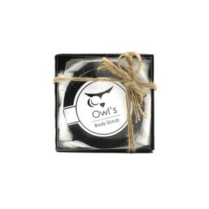 Body scrub- 120g- Black tin jar/Gift box