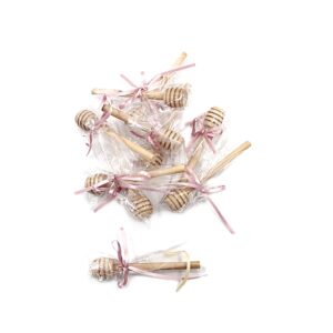 Wooden honey dipper